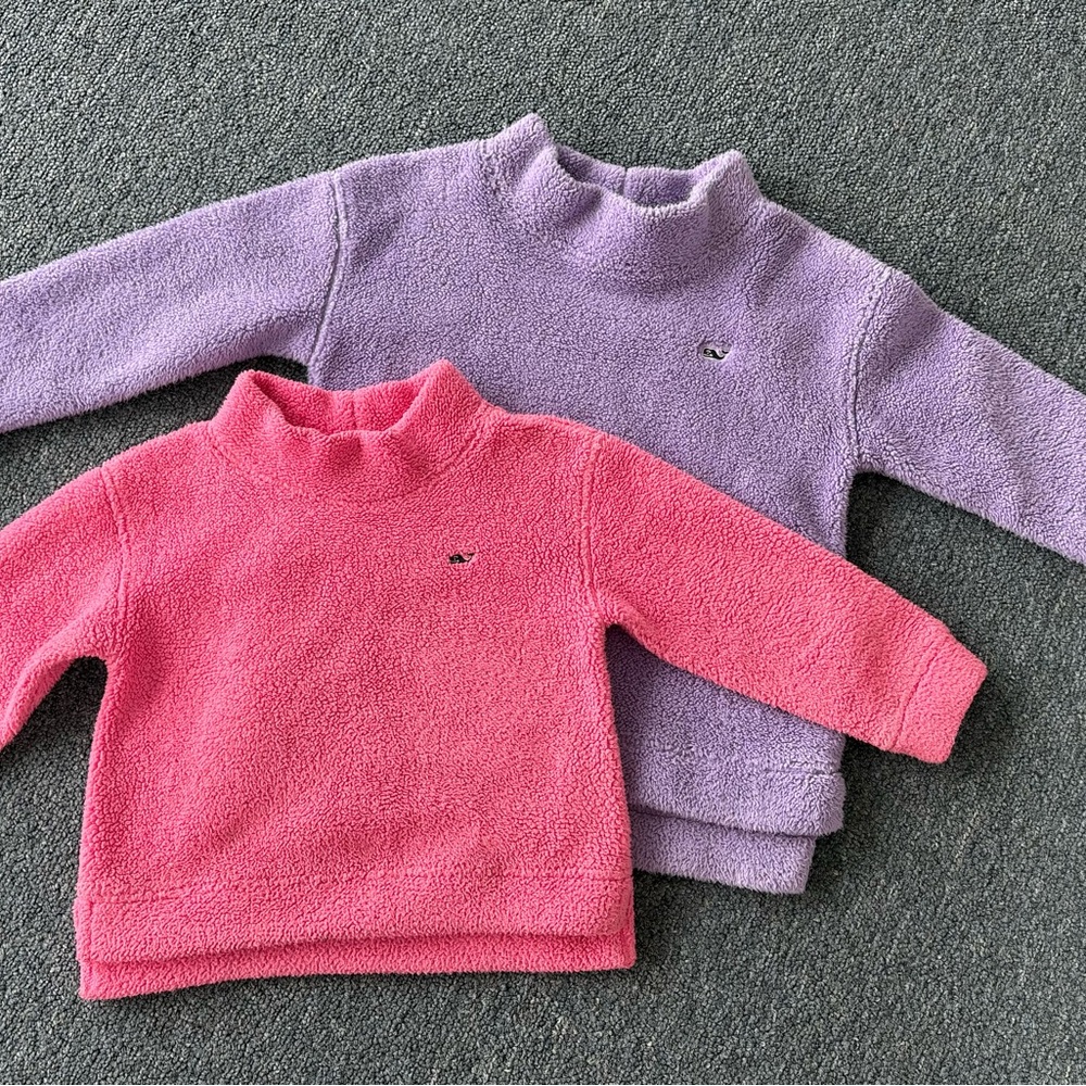 Vineyard Vines Girls Fleece Pullovers